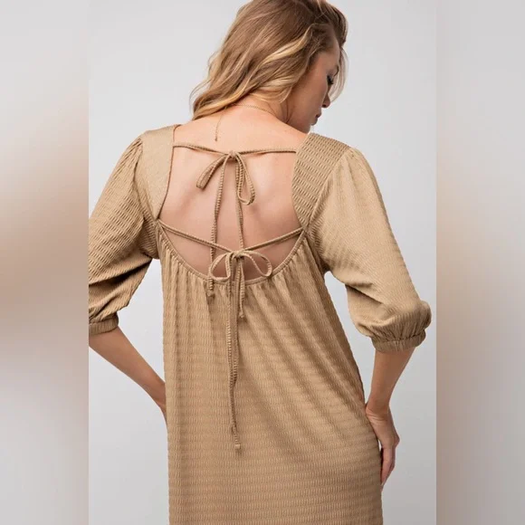 Sale! 🥳Easel Textured Knit Midi Dress - Picture 5 of 6